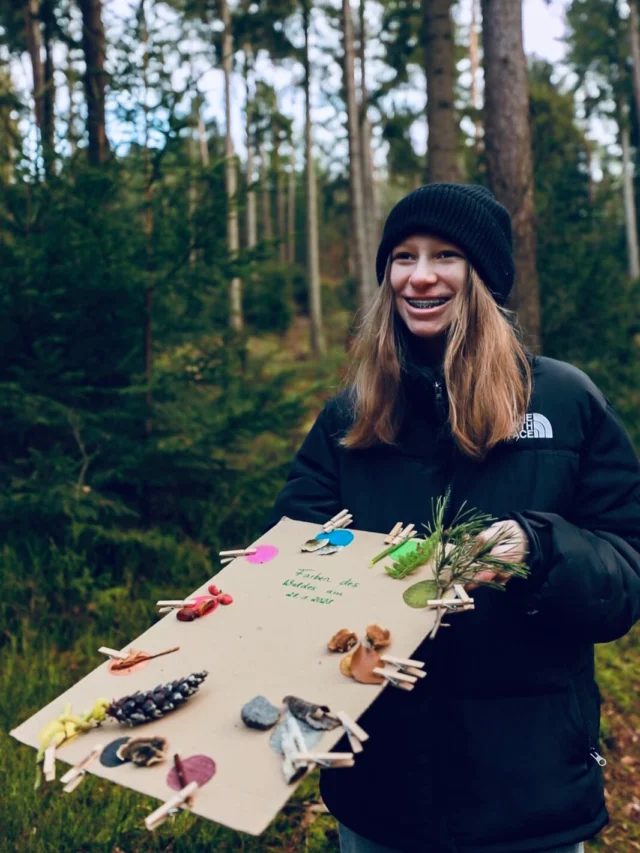 Sammelt ihr auch die #farbendeswaldes ? #waldspaziergang #naturkind #waldliebe #waldimwinter